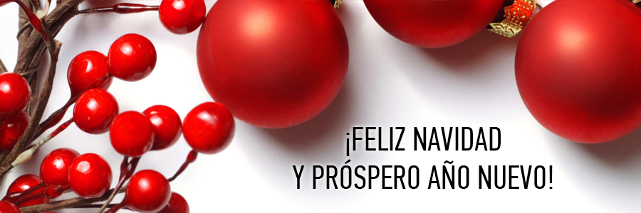 Feliz Navidad y próspero Año Nuevo!