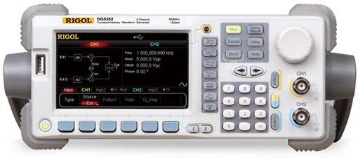 Generador de funciones arbitrarias RIGOL de serie DG5000