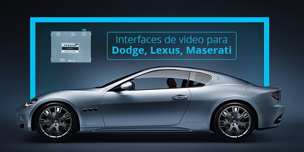 Interfaces de video para Chrysler, Dodge, Lexus y Maserati