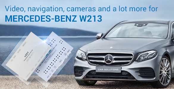 Video Interface and Camera Adapter for Mercedes-Benz W213