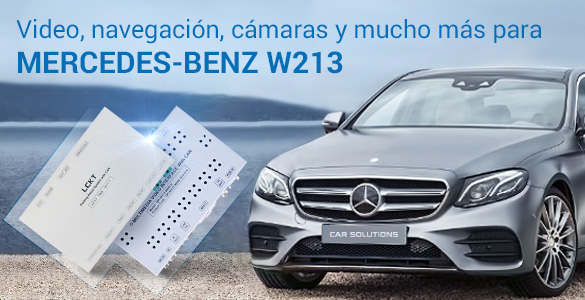 Interfaz de video y adaptador de cámaras para Mercedes-Benz W213