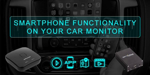 Smartphone Functionality on Your Car Monitor!
