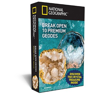 National Geographic Break Open 10 Premium Geodes Kit