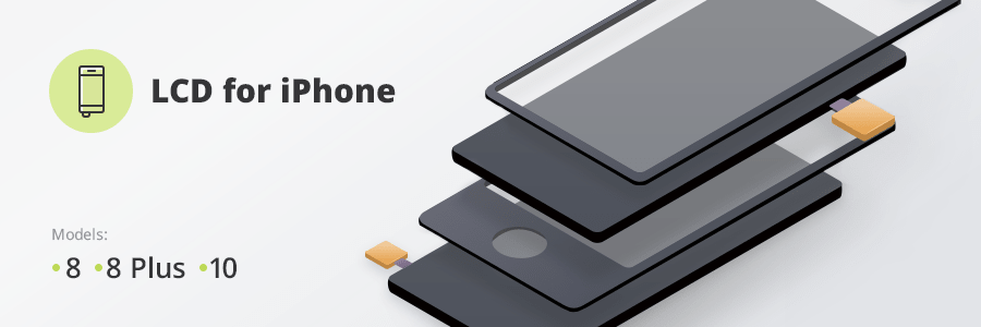 LCD for iPhone