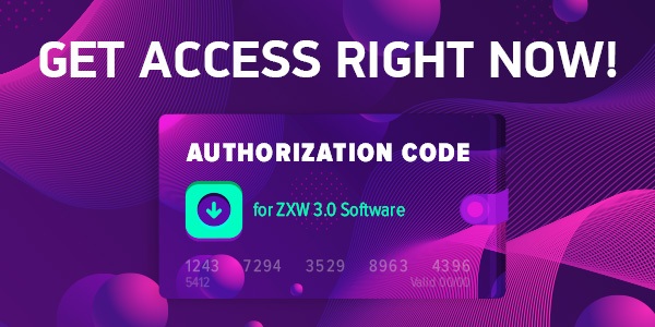 New ZXW Authorization Code