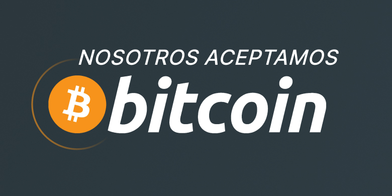 Nosostros aceptamos Bitcoin!