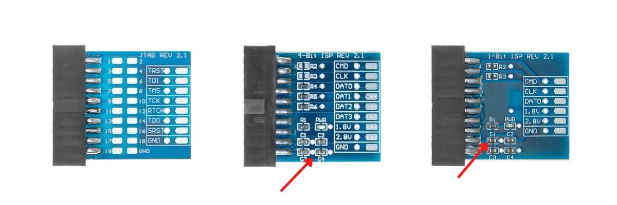 ISP adapter for Z3X Easy Jtag Plus