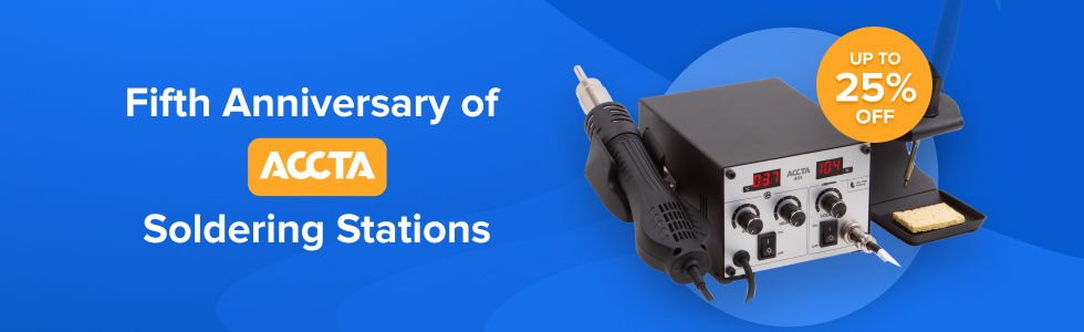 Fifth Anniversary of Accta Soldering Stations