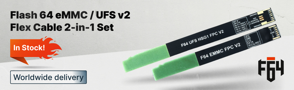Flash 64 eMMC/UFS Flex Cable Set