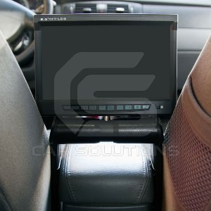 Armrest monitor with DVD player