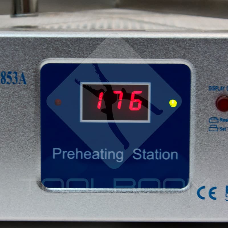 Режим набора температуры преднагревателя плат AOYUE Int 853A