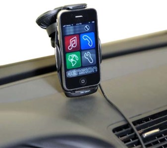 Base dock de coche para iPhone de Dension IPH1CR0