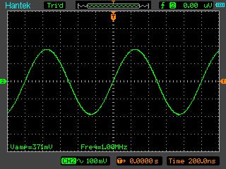 Hantek DSO8060 digital oscilloscope waveforms
