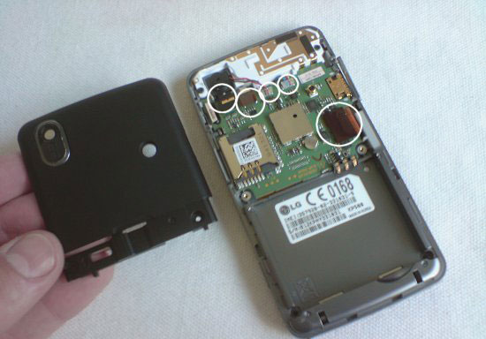 How to disassemble cell phone LG KP500 and to replace in it LCD ...