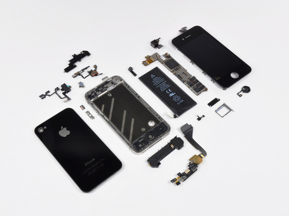 Disassembled Apple iPhone 4