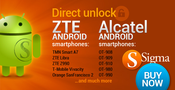 Direct unlock and code calculation by IMEI for ZTE Android