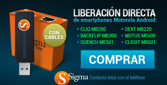 Liberación directa para smartphones Android Motorola