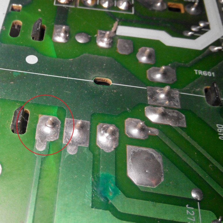 Bad soldering