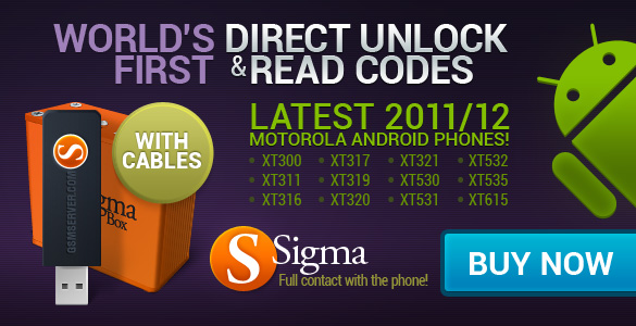 World’s First Direct Unlock and Read Unlock Codes for Motorola