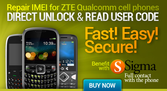 Repair IMEI for Qualcomm-based ZTE