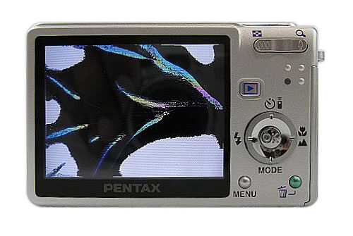 Pantallas de cámara digital Pentax rota