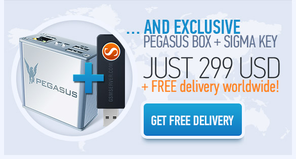 Pegasus Box + SigmaKey Limited Time Offer
