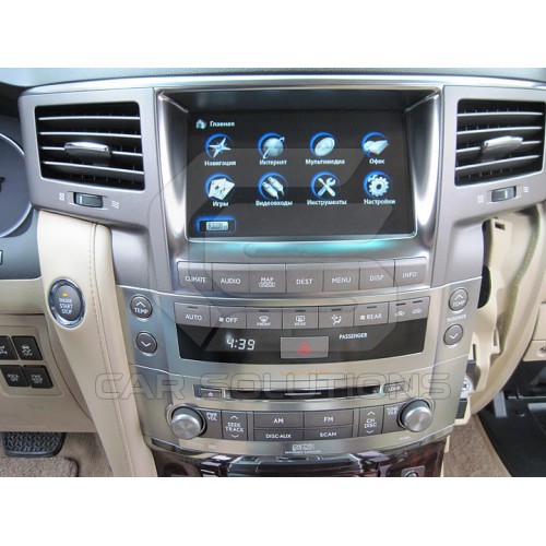 CS9100 navigation box installation in Lexus LX570