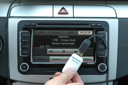 Radio por Internet en el auto