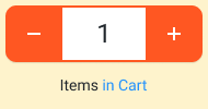 Items in cart