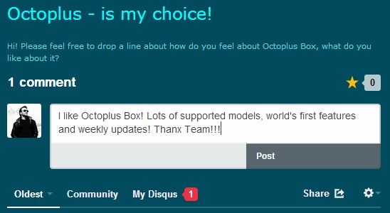 Почему вам нравится Octoplus Box