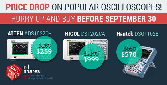 Discounts for digital oscilloscopes