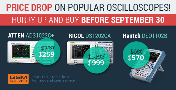 Discounts for digital oscilloscopes