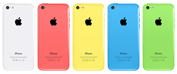 Gama de colores de iPhone 5C