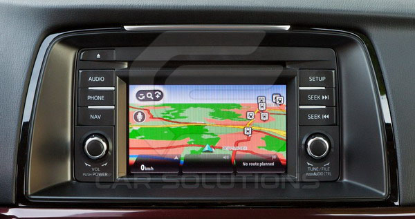 Sistema de navegación GPS para Mazda CX-5 y Mazda 6 basado en el módulo CS9200RV