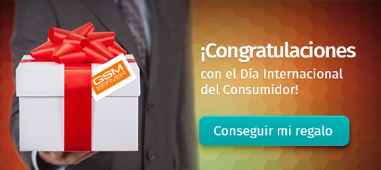 ¡Congratulaciones con el Día Internacional del Consumidor!