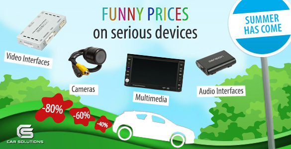 Car electronics sales in Car Solutions online store