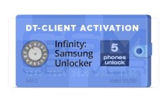 Активация ПО Infinity DT-Client для разблокировки Samsung для 5 устройств
