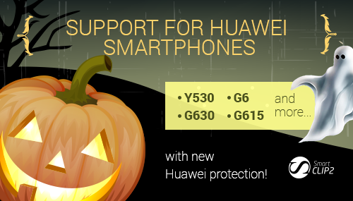 Smart-Clip2 - Поддержка смартфонов Huawei