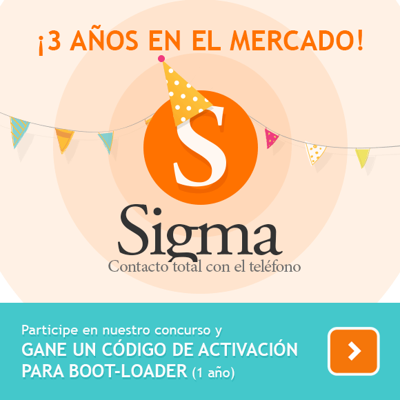 ¡Celebre el tercer aniversario de Sigma y gane un código de activación para Boot-Loader!