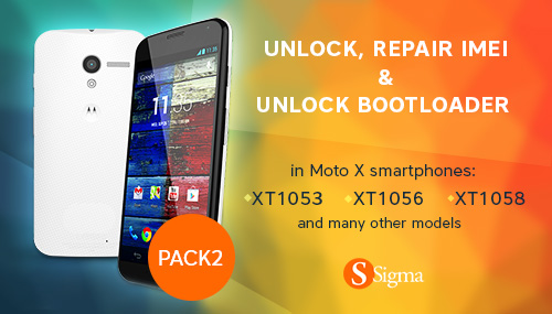 Sigma Pack2: Unlock, Repair IMEI and Unlock Bootloader