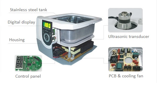 Ultrasonic cleaner design