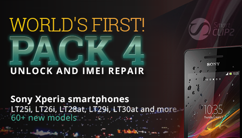 Smart-Clip2: Unlock and Repair IMEI for SONY smartphones
