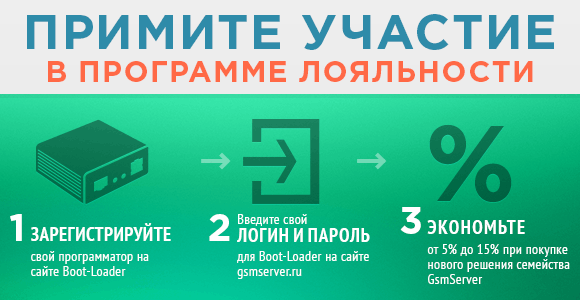 Программа лояльности GsmServer