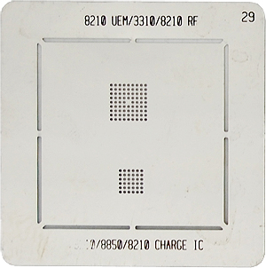 8210 UEM/3310/8210 RF 3110/8850/821- CHARGE IC BGA stencil