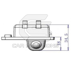 Audi Q7 reverse camera dimensions