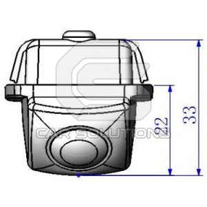 Размеры камеры для Toyota Camry