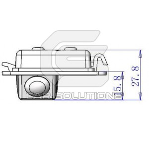  Ford Mondeo Ghia reverse camera dimensions