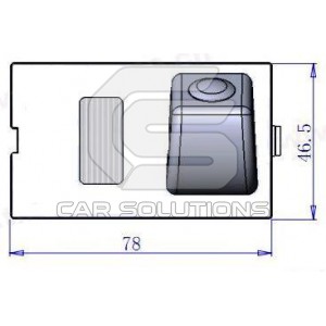 Land Rover Freelander reverse camera dimensions