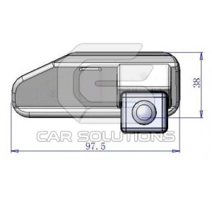 Размеры камеры заднего вида для Lexus