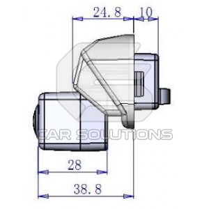 Lexus reverse camera dimensions